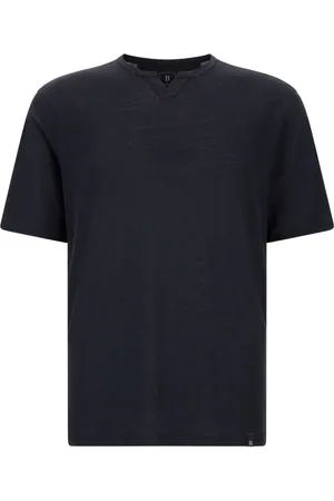 Boggi Milano Camiseta con abertura en el cuello