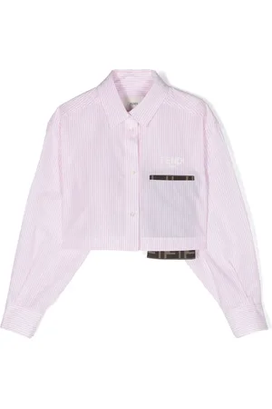 Fendi Camisa con logo bordado