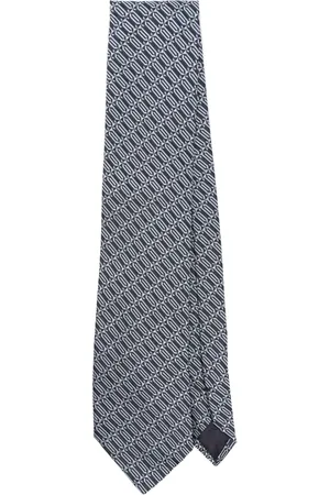 Lanvin Corbata con motivo en jacquard