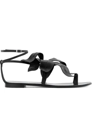 Giuseppe Zanotti Sandalias planas con apliques florales