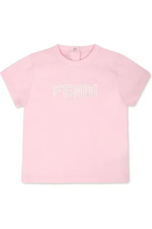 Fendi Camiseta con aplique del logo
