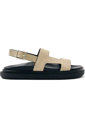 ALOHAS Sandalias planas con tiras cruzadas