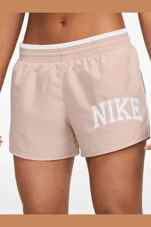 Nike Pantalones cortos Dri-FIT Swoosh Run Oxford "Pink/White/White"