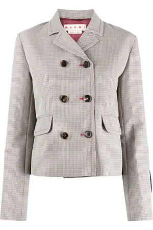 Marni Blazer con motivo pied de poule