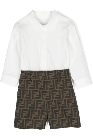 Fendi Conjunto con motivo FF