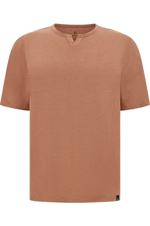 Boggi Milano Camiseta con abertura en el cuello