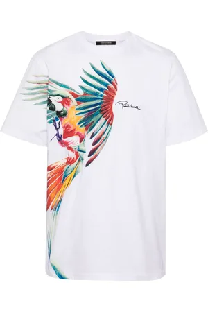 Roberto Cavalli Camiseta con loro estampado