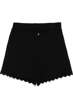 Elisabetta Franchi Bermudas con logo en jacquard