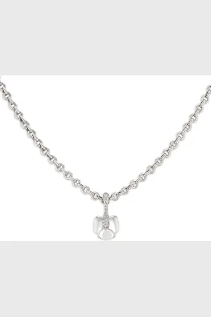 CHAUMET Collar con colgante en oro blanco de 18 ct con diamantes