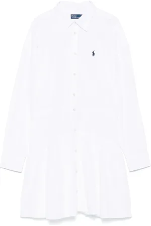 Ralph Lauren Vestido corto con bordado Polo Pony