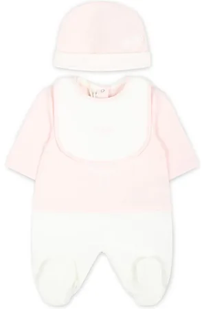 Fendi Set de pelele con logo estampado
