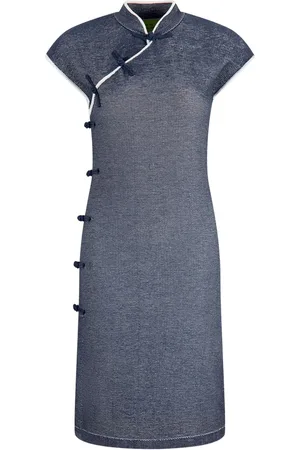 SHANGHAI TANG Vestido midi Qipao