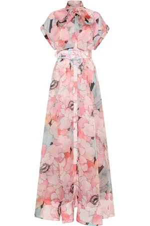 Rebecca Vallance Vestido de fiesta con estampado floral