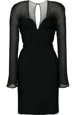 GENNY Vestido con apliques de cristal