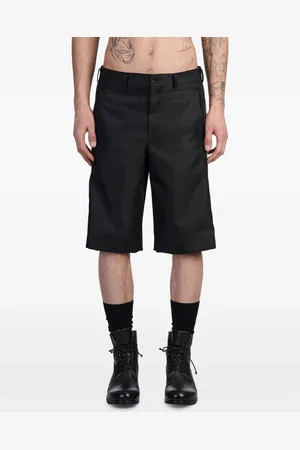 Comme des Garçons Bermudas con detalle de cremallera