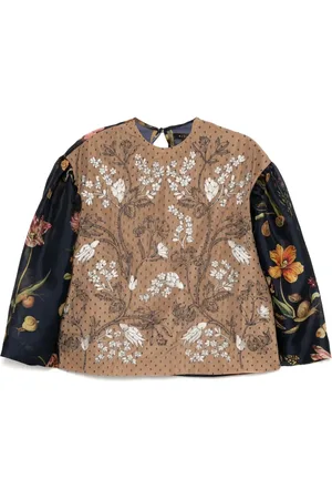 BIYAN Blusa con detalles a capas