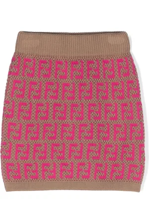 Fendi Falda con motivo FF