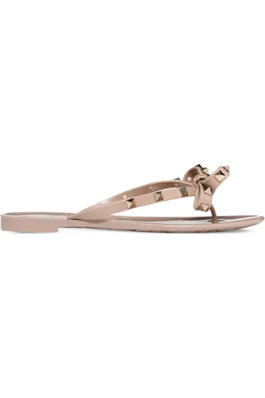 VALENTINO GARAVANI Chanclas Rockstud con detalle de lazo