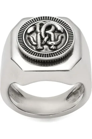 Roberto Cavalli Anillo con sello en relieve