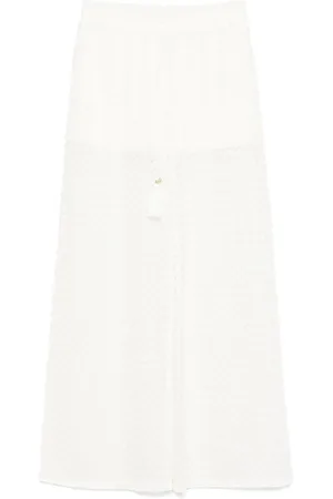 Twin-Set Pantalones de encaje