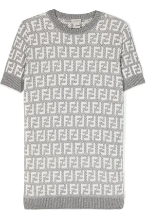 Fendi Vestido con motivo FF