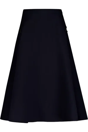 VALENTINO GARAVANI Falda midi Crepe Couture