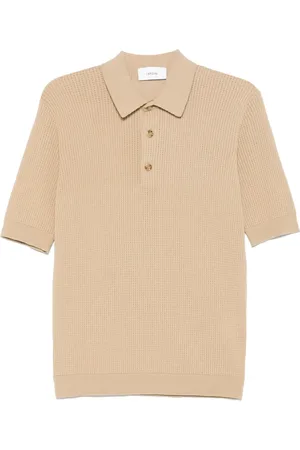 LARDINI Polo de punto gofrado