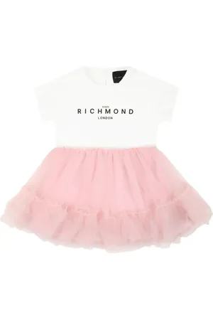 John Richmond Vestido con logo estampado