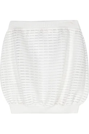 GENNY Falda a rayas con detalle de lurex