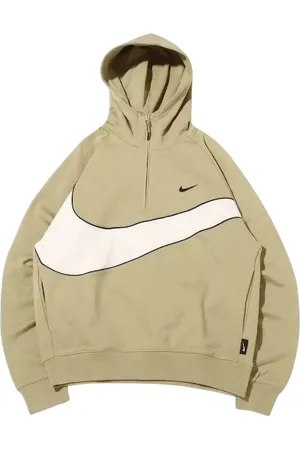 Nike Sudadera Swoosh Green/Black con capucha