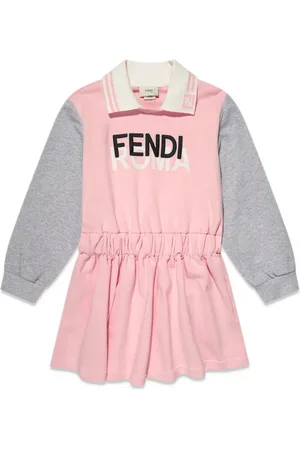 Fendi Vestido estilo jersey con paneles