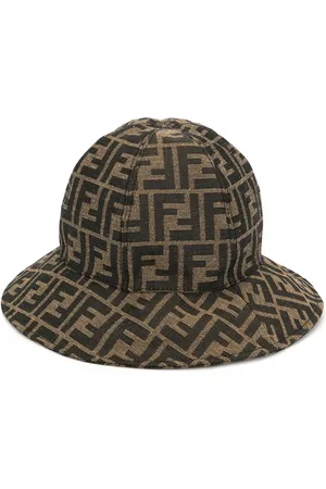 Fendi Sombrero de verano con monograma FF