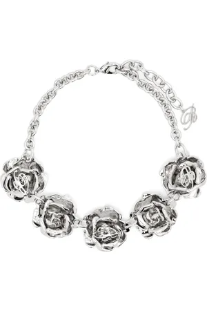 BLUMARINE Collar con motivo de rosa