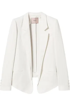 Twin-Set Blazer con diseño abierto