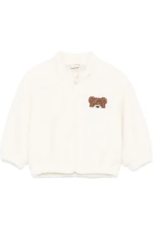 Fendi Chaqueta con oso bordado