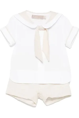 LA STUPENDERIA Set de pantalones cortos con lazo
