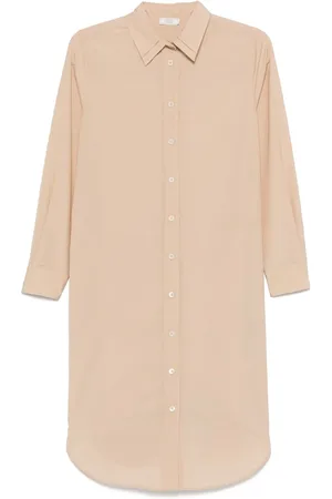 PESERICO SIGN Vestido camisero midi con botones