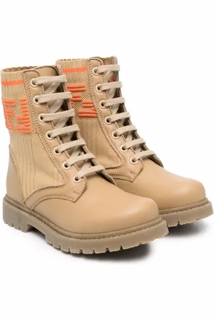 Fendi Botas con logo FF estampado