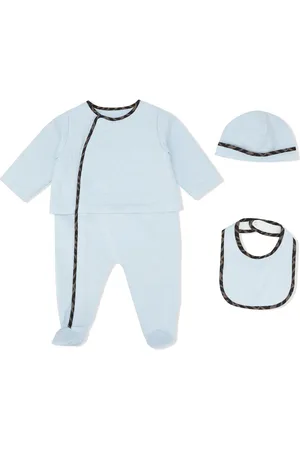 Fendi Set de tres piezas con ribete con logo FF