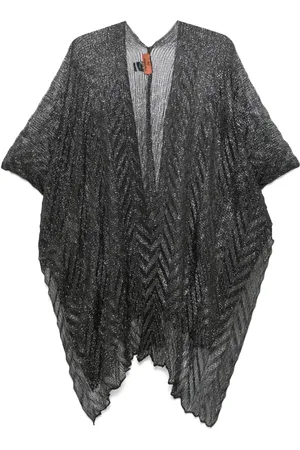 Missoni Capa con tejido en zigzag