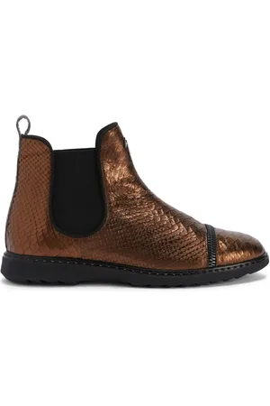 Giuseppe Zanotti Botines con efecto de piel de cocodrilo en relieve