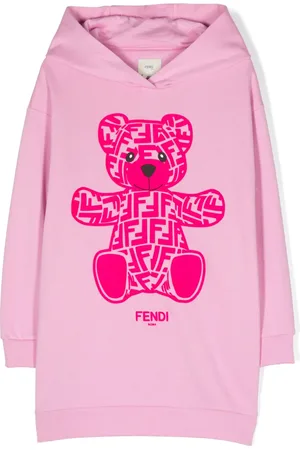 Fendi Vestido con oso estampado