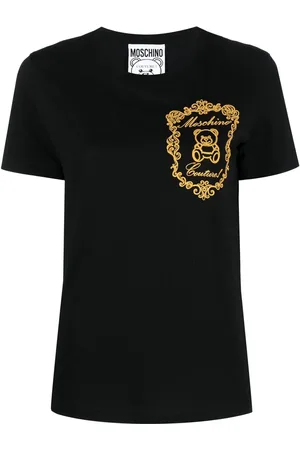 Moschino Camiseta con logo bordado