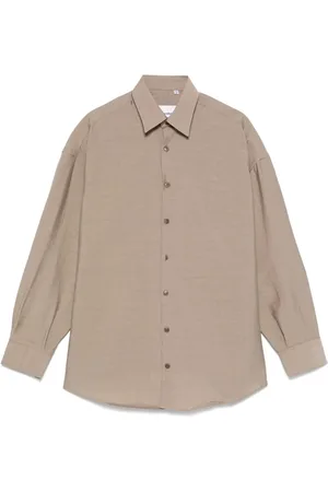 COSTUMEIN Camisa con dobladillo redondeado
