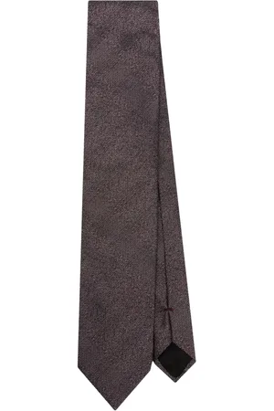 Lanvin Corbata con motivo pied de poule