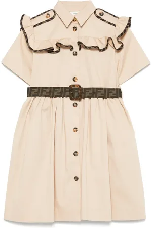 Fendi Vestido estilo gabardina