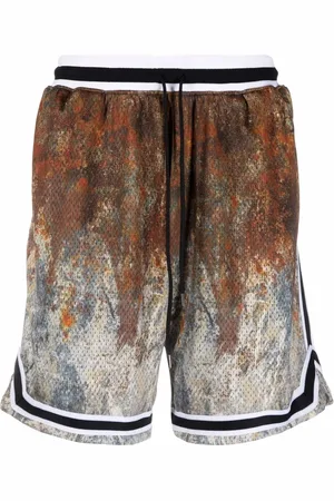 JOHN ELLIOTT Bermudas con efecto manchado