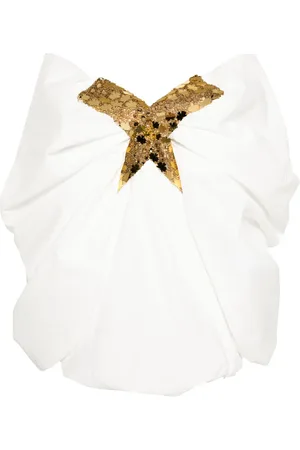 GENNY Vestido corto drapeado