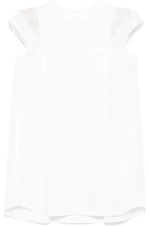 SACAI Vestido corto con detalle de capas