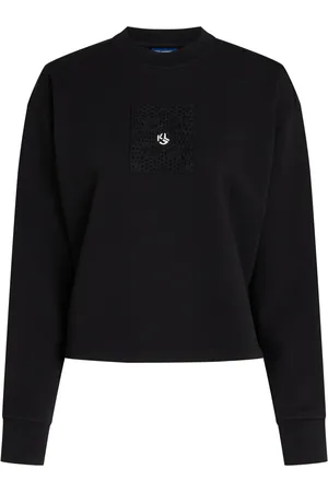Karl Lagerfeld Sudadera de manga larga de algodón orgánico